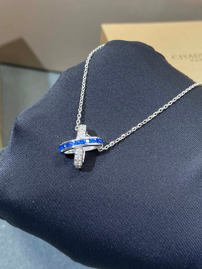 [⭐Seralia]LIENS DIAMOND SILVER NECKLACE
