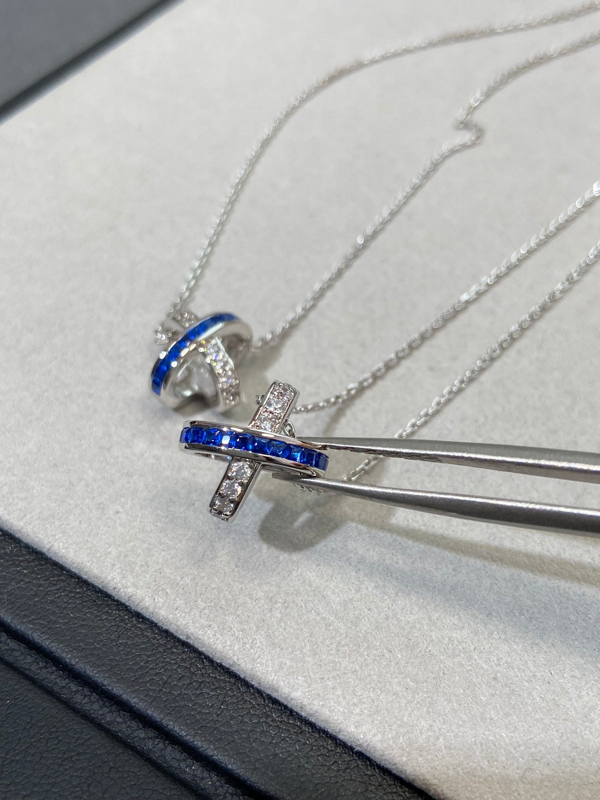 [⭐Seralia]LIENS DIAMOND SILVER NECKLACE