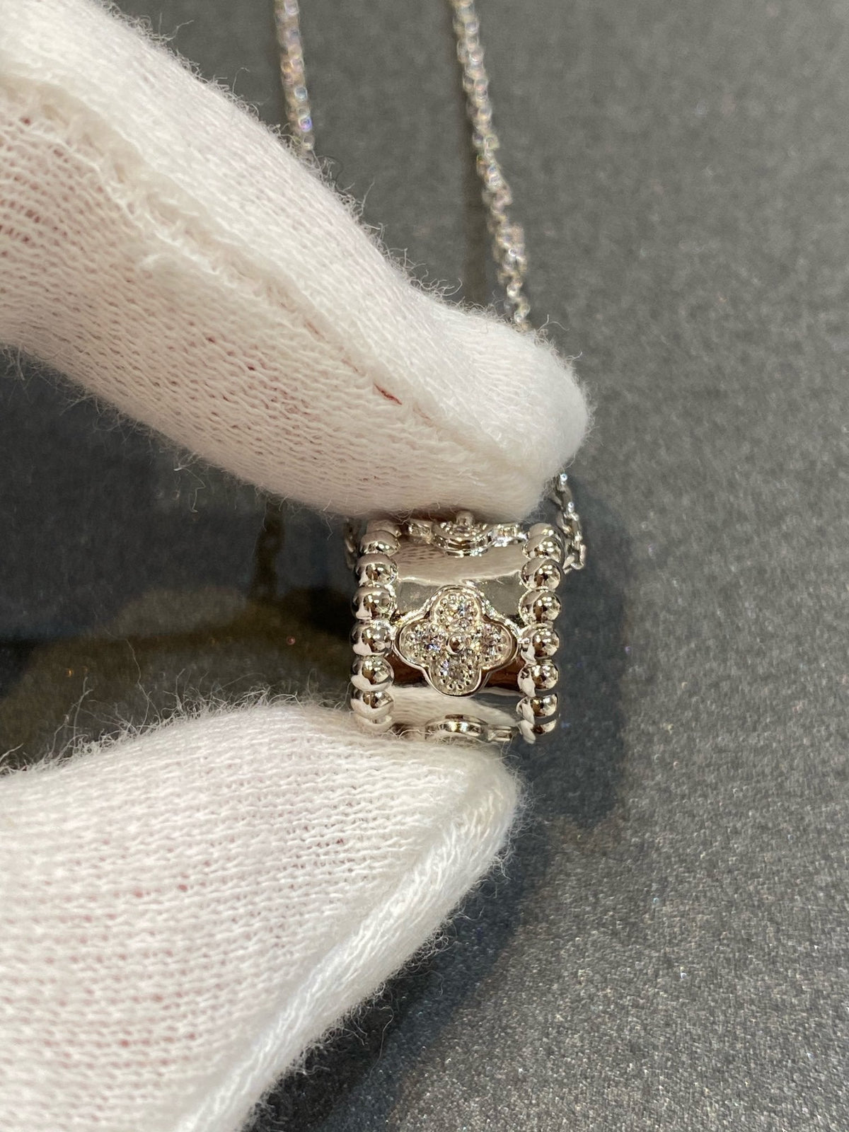 [⭐Seralia]PERLEE PEDANT SIVLER DIAMOND NECKLACE