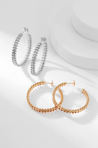 [⭐Seralia]CLASH HOOP EARRINGS