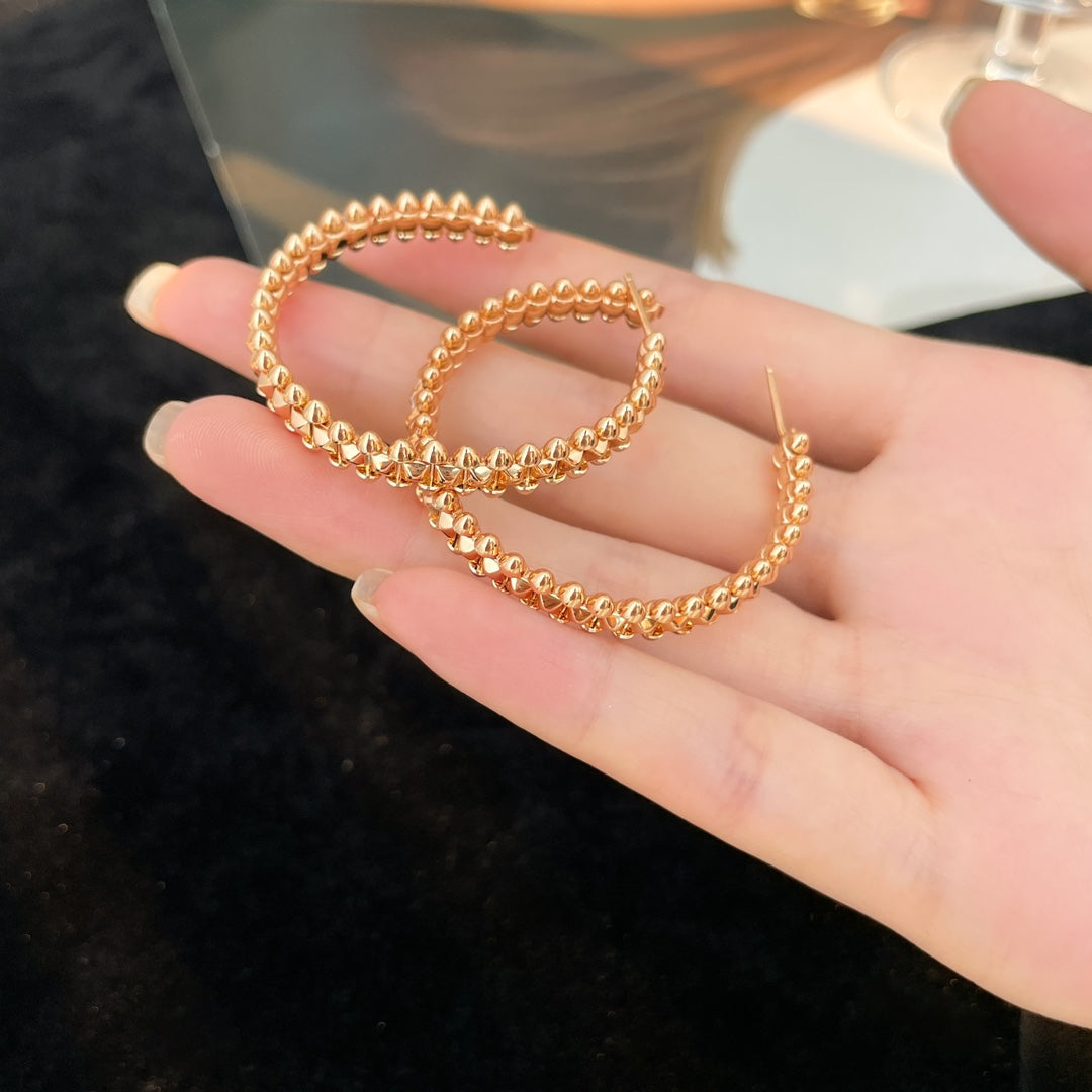 [⭐Seralia]CLASH HOOP EARRINGS