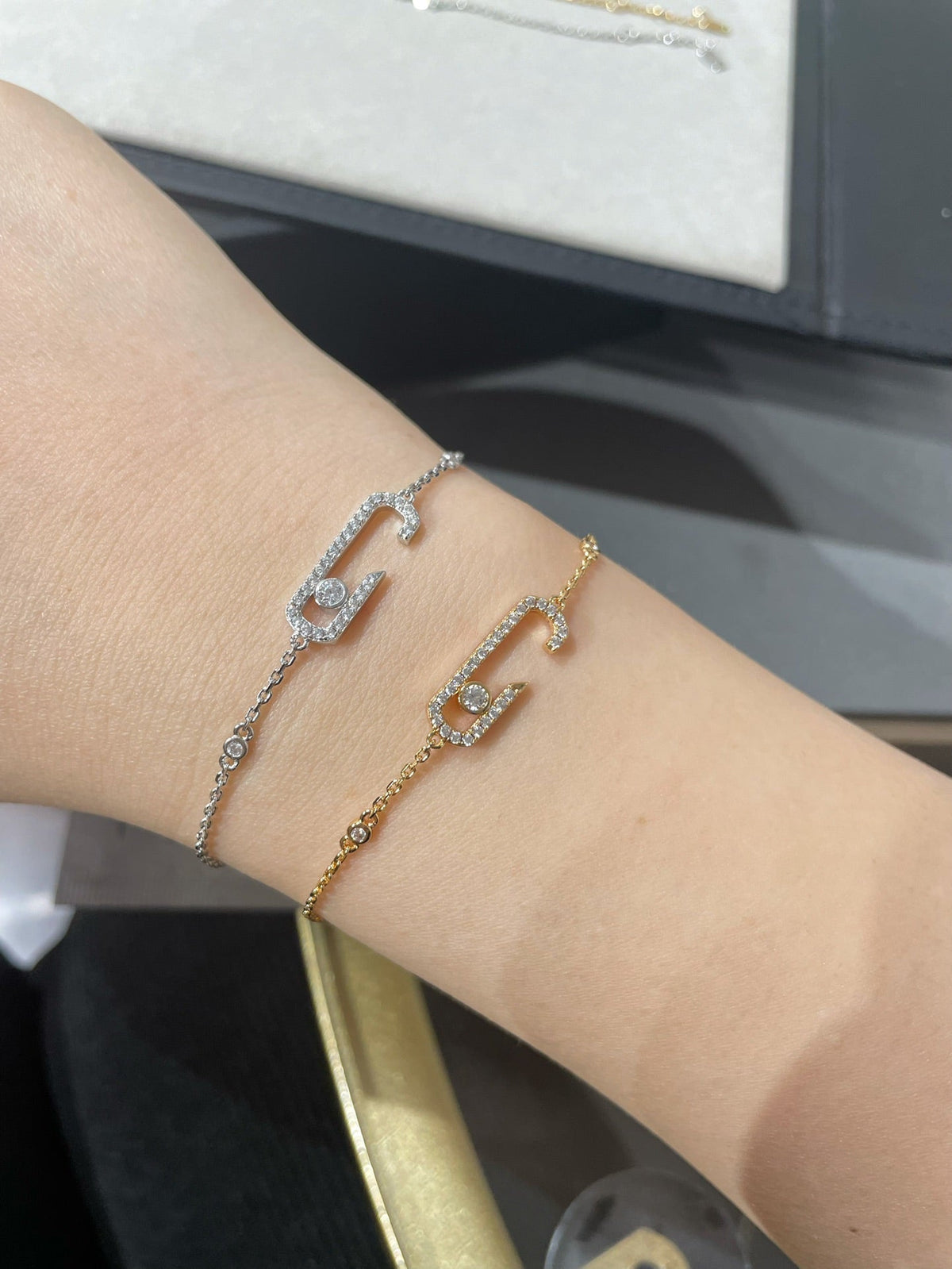 [⭐Seralia]BABY MOVE DIAMOND BRACELET