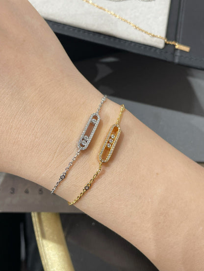 [⭐Seralia]BABY MOVE DIAMOND BRACELET