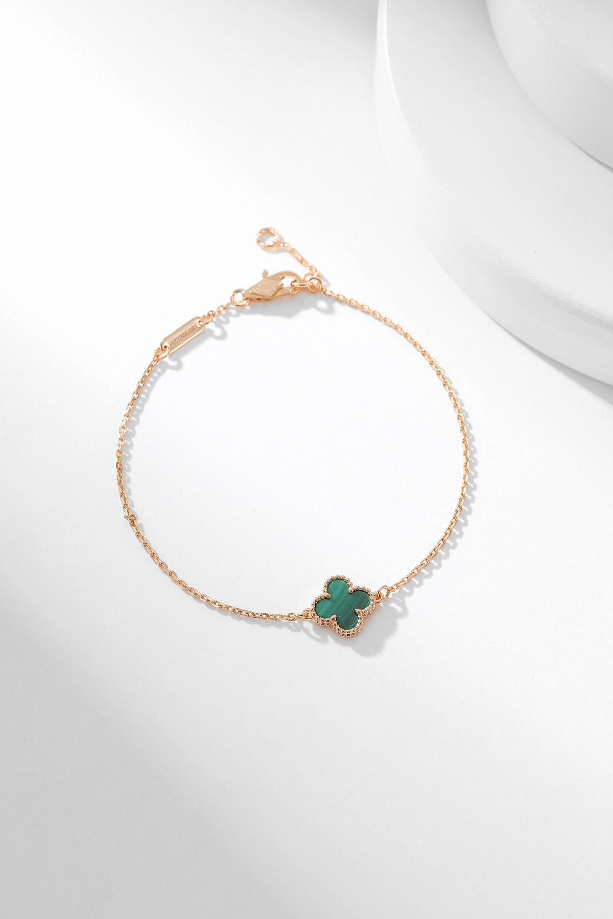 [⭐Seralia]CLOVER BRACELET MALACHITE 1 MOTIF