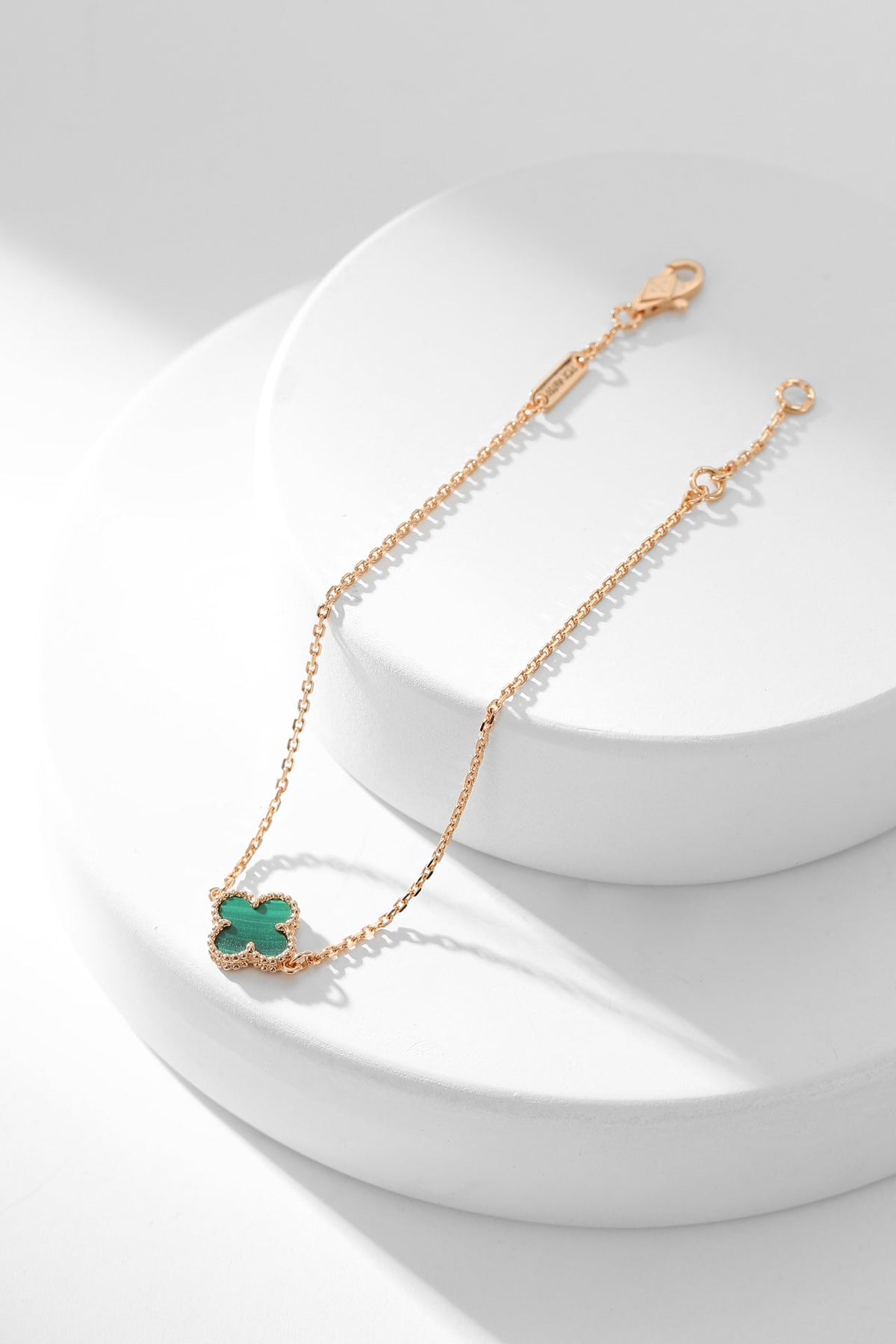 [⭐Seralia]CLOVER BRACELET MALACHITE 1 MOTIF
