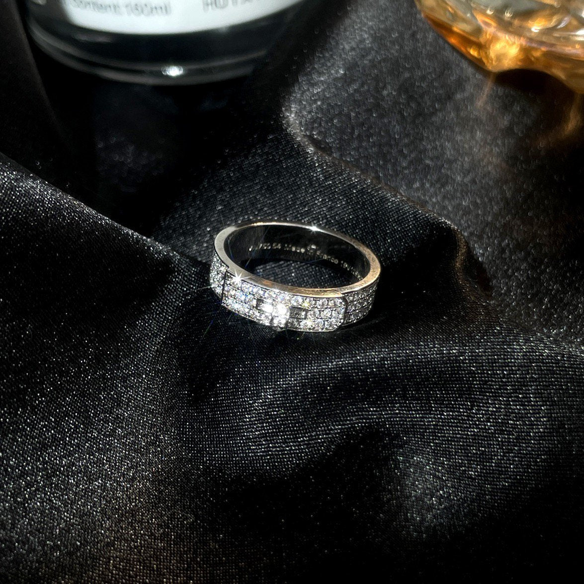 [⭐Seralia]KELLY SILVER DIAMOND RING