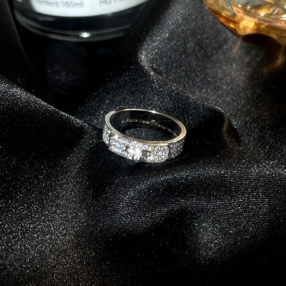[⭐Seralia]KELLY SILVER DIAMOND RING