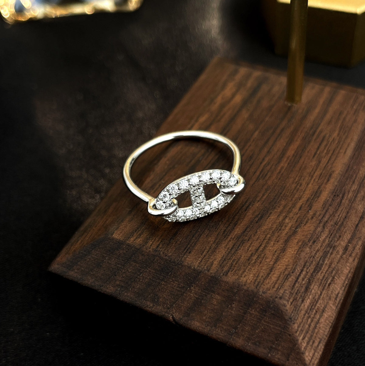 [⭐Seralia]RONDE SMALL SILVER DIAMOND RING