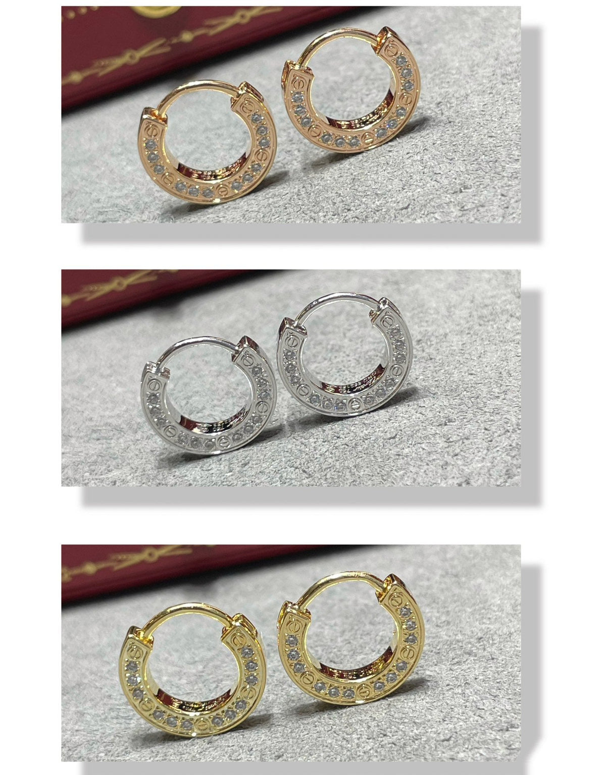 [⭐Seralia]LOVE DIAMOND EARRINGS