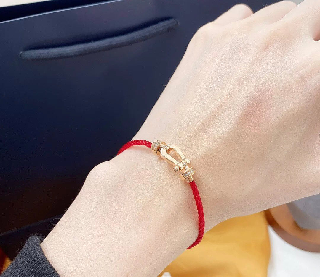 [⭐Seralia]FORCE 10 HALF DIAMOND PINK GOLD RED CORDERI LARGE AND MEDIUM MODEL