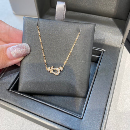 [⭐Seralia]FORCE 10 DIAMOND PINK GOLD NECKLACE MINI MODEL