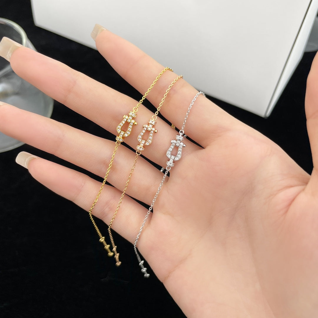 [⭐Seralia]FORCE 10 FULL DIAMOND BUCKLE CHAIN LINK MINI MODEL