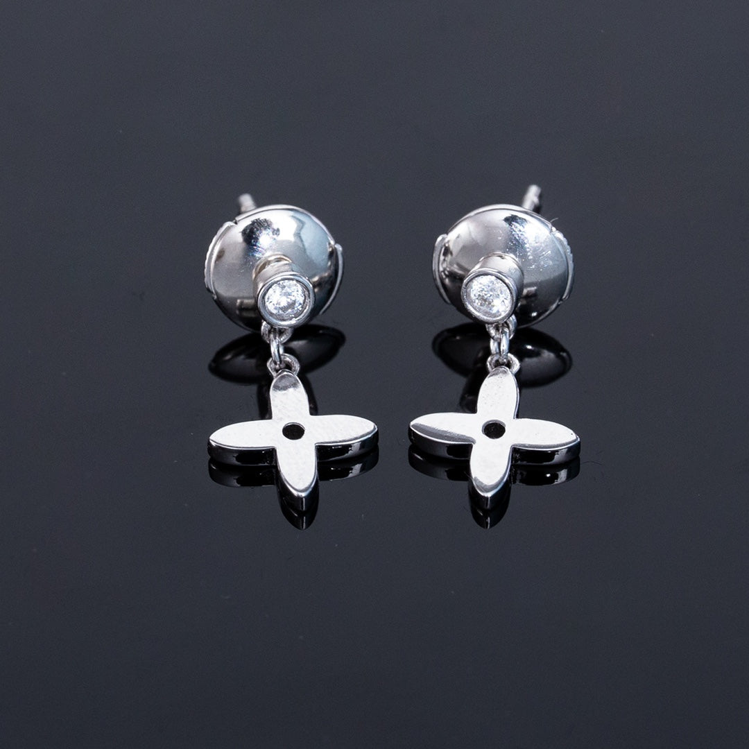 [⭐Seralia]VIDYLLE SILVER DIAMOND MINI DROP EARRINGS