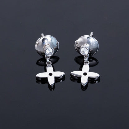 [⭐Seralia]VIDYLLE SILVER DIAMOND MINI DROP EARRINGS