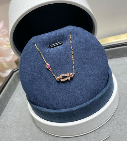 [⭐Seralia]FORCE 10 DIAMOND CHAIN LINK PINK GOLD BRACELET