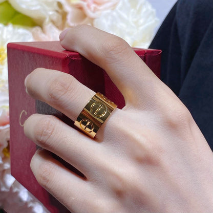[⭐Seralia]LOVE 11MM LARGE RING