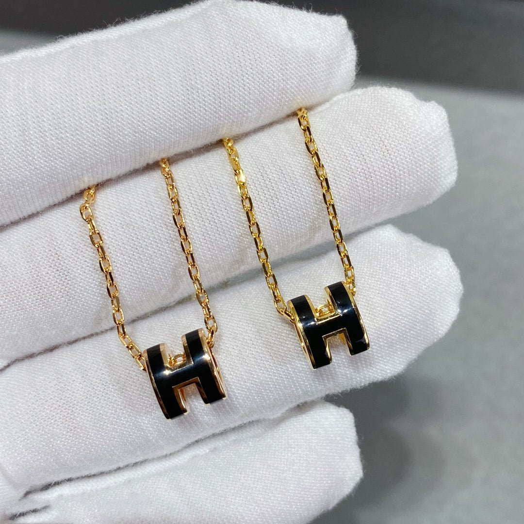 [⭐Seralia]MINI POP H NECKLACE