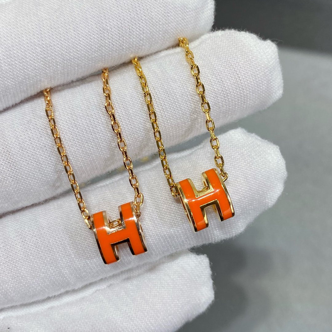[⭐Seralia]MINI POP H NECKLACE