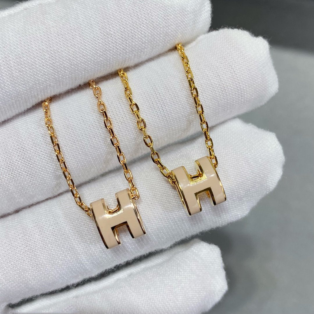 [⭐Seralia]MINI POP H NECKLACE