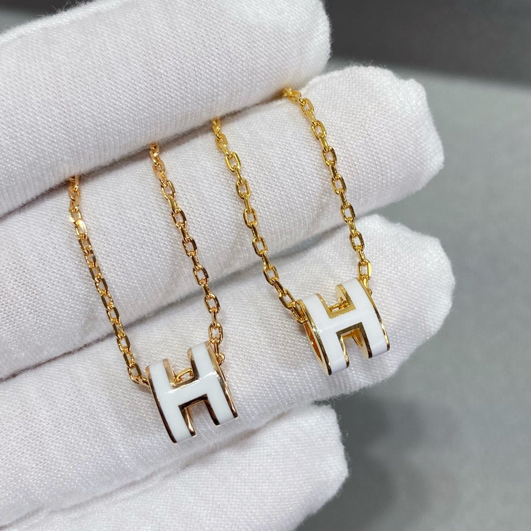 [⭐Seralia]MINI POP H NECKLACE