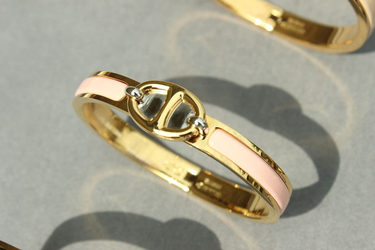 [⭐Seralia]CLIC CHAINE GOLD BRACELET