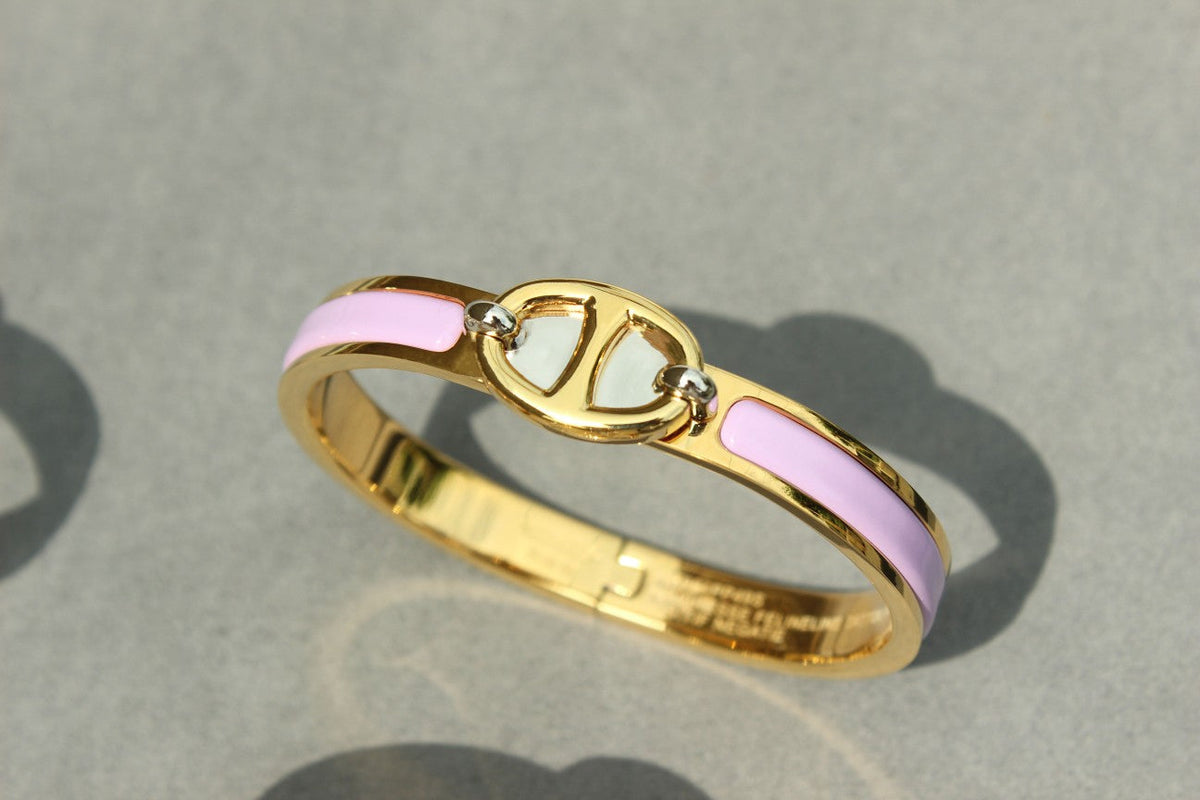 [⭐Seralia]CLIC CHAINE GOLD BRACELET
