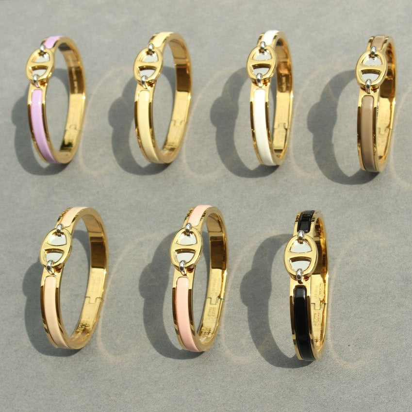 [⭐Seralia]CLIC CHAINE GOLD BRACELET