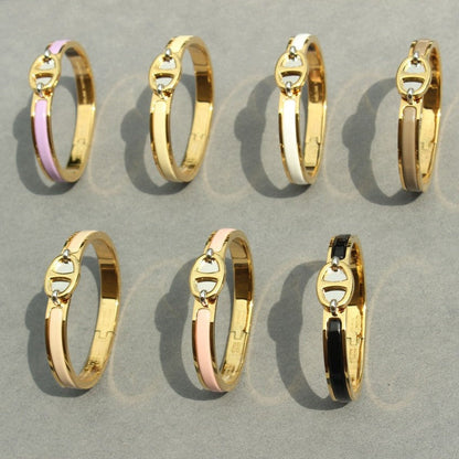 [⭐Seralia]CLIC CHAINE GOLD BRACELET