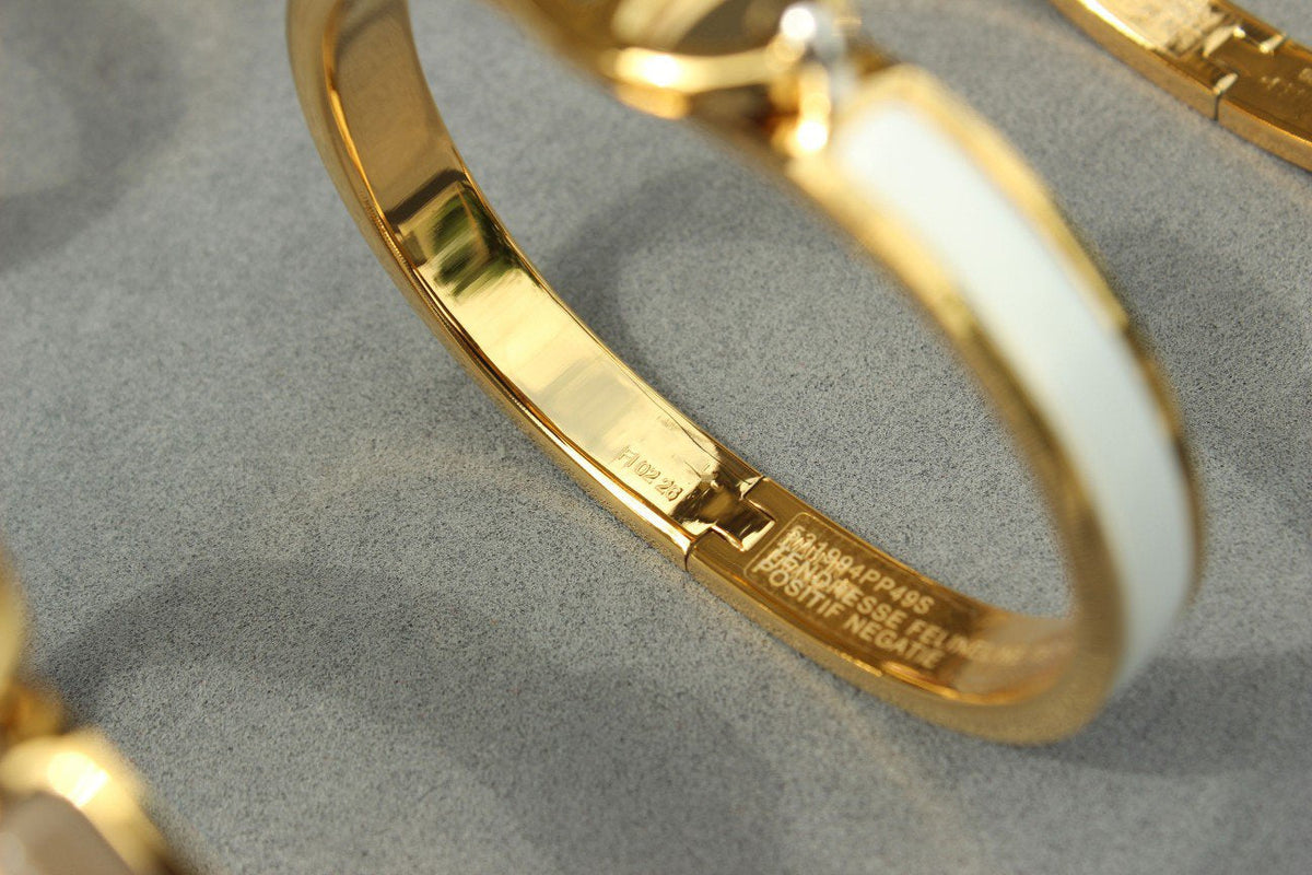 [⭐Seralia]CLIC CHAINE GOLD BRACELET