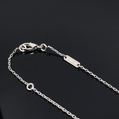 [⭐Seralia]CLOVER PIETERSITE SILVER LONG NECKLACE