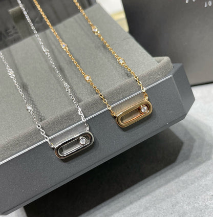 [⭐Seralia]MOVE UNO DIAMOND NECKLACE