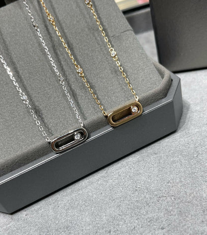 [⭐Seralia]MOVE UNO DIAMOND NECKLACE