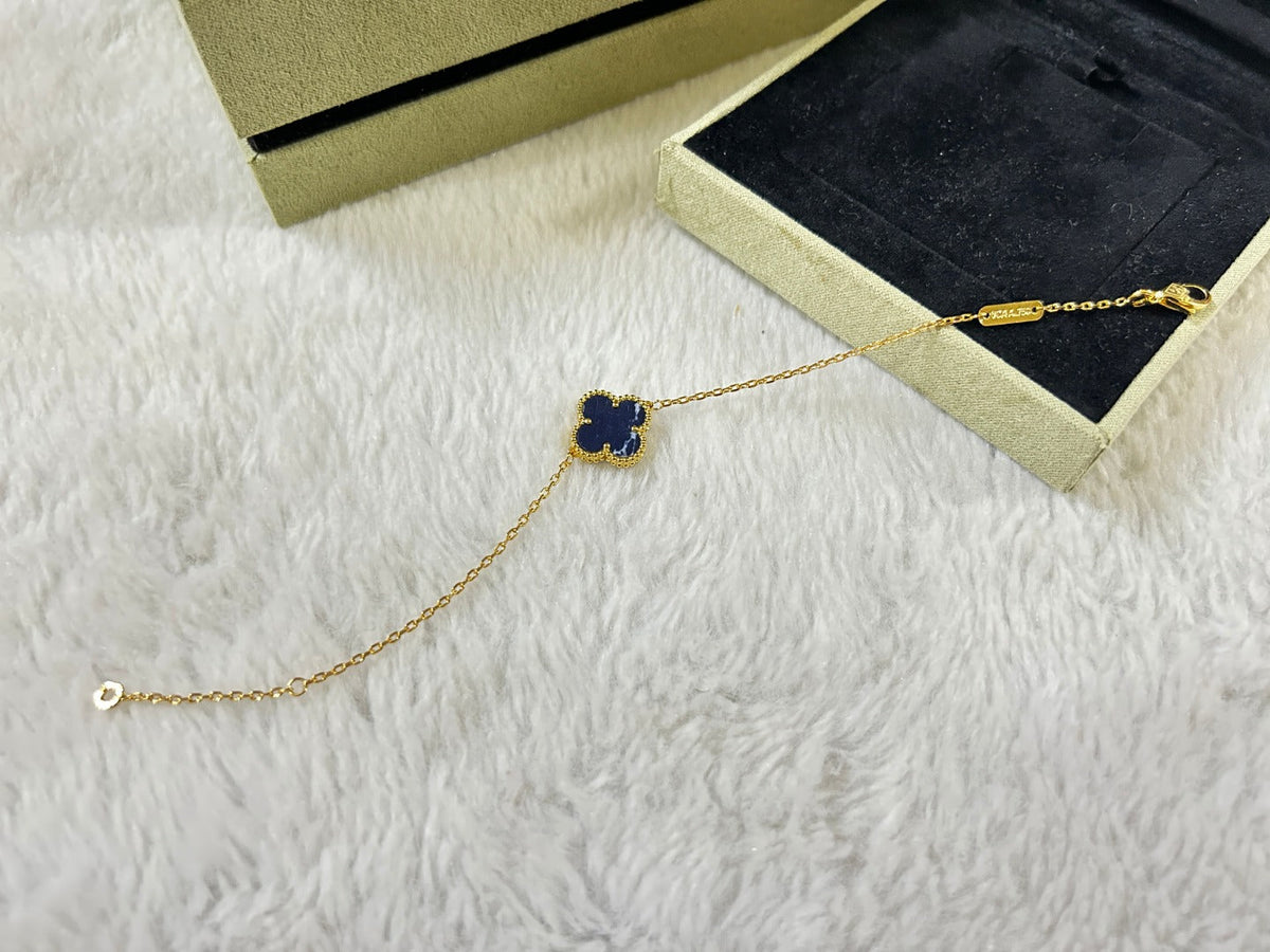 [⭐Seralia]CLOVER 1 MOTIF PIETERSITE BRACELET