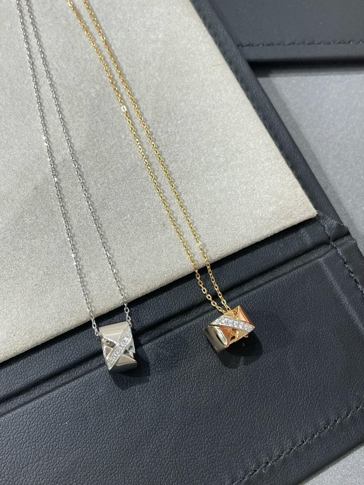 [⭐Seralia]LIENS EVIDENCE DIAMOND NECKLACE