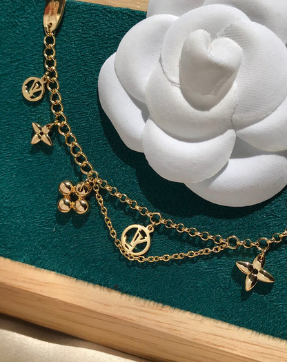 [⭐Seralia]BLOOMING PINK GOLD MOP BRACELET