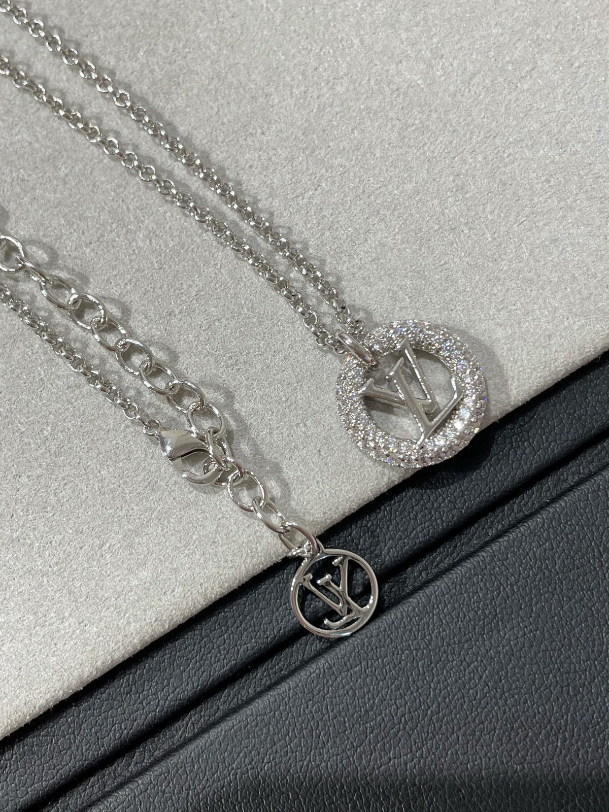 [⭐Seralia]BY NIGHT DIAMOND PAVED NECKLACE