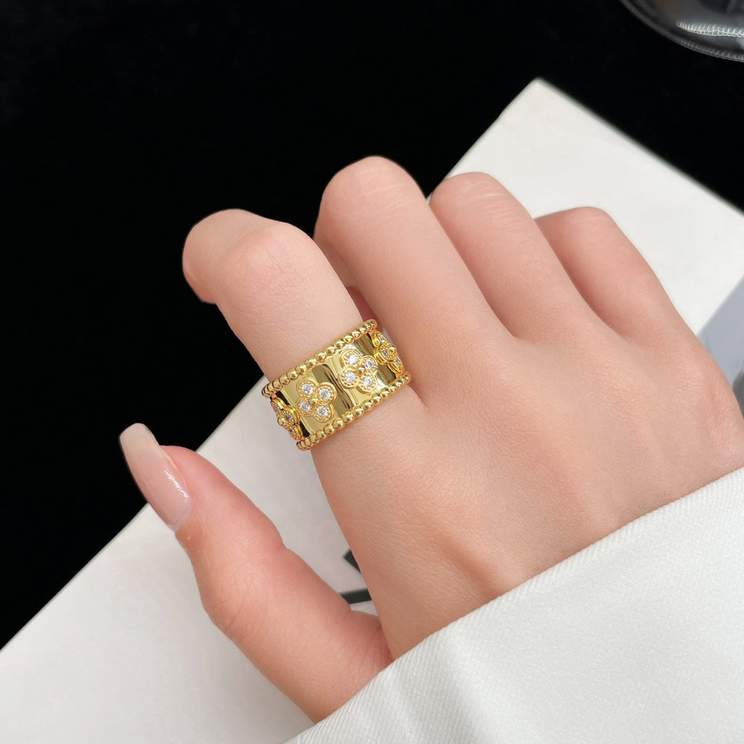 [⭐Seralia]PERLEE DIAMOND LARGE RING