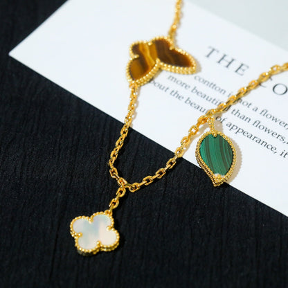 [⭐Seralia]LUCKY SPRING 5 MOTIF GOLD BRACELET