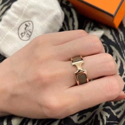 [⭐Seralia]OLYMPE PINK GOLD RING