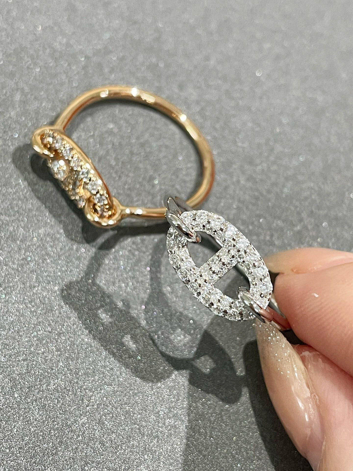 [⭐Seralia]RONDE SMALL DIAMOND RING