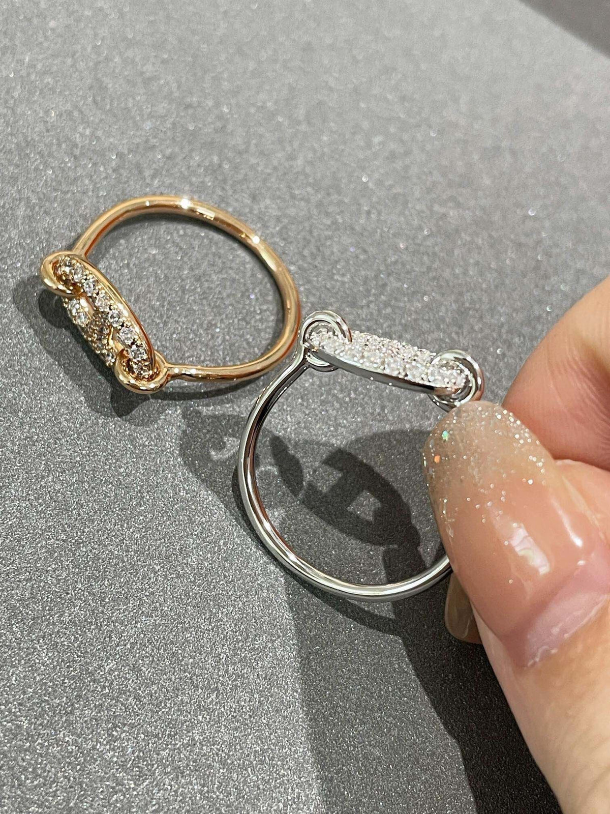 [⭐Seralia]RONDE SMALL DIAMOND RING