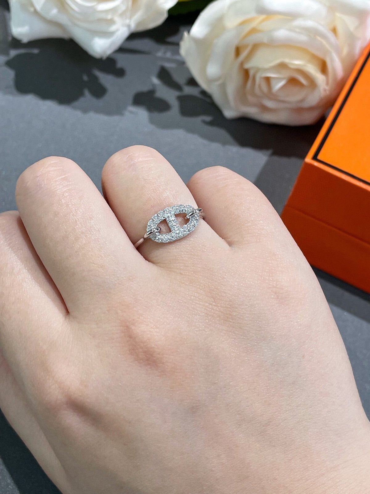 [⭐Seralia]RONDE SMALL DIAMOND RING
