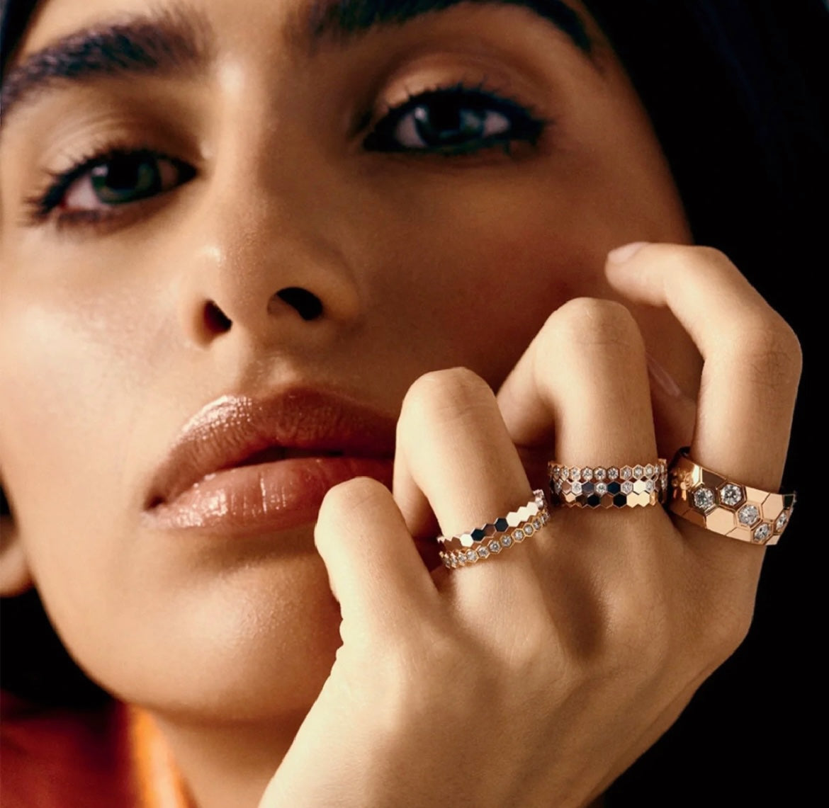 [⭐Seralia]BEE LOVE DIAMOND LARGE RING