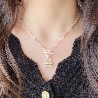 [⭐Seralia]CONSTANCE PEDANT SILVER NECKLACE