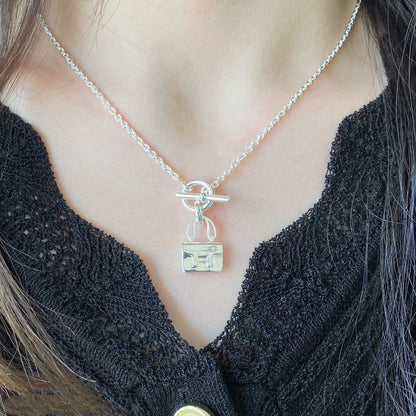 [⭐Seralia]CONSTANCE PEDANT SILVER NECKLACE