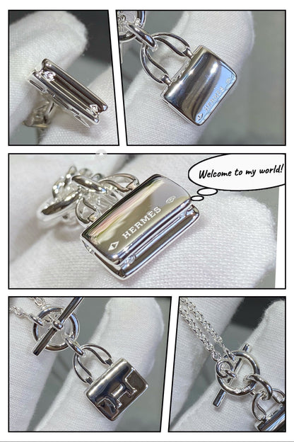 [⭐Seralia]CONSTANCE PEDANT SILVER NECKLACE
