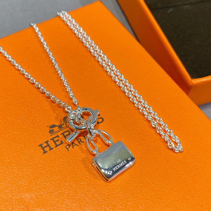 [⭐Seralia]CONSTANCE PEDANT SILVER NECKLACE