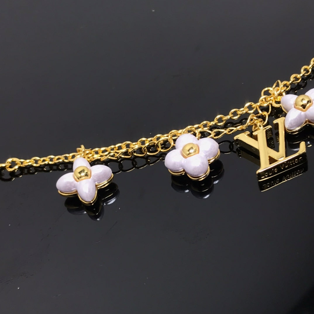 [⭐Seralia]LOGO 6 MOTIF STAR AND SUN GOLD BRACELET