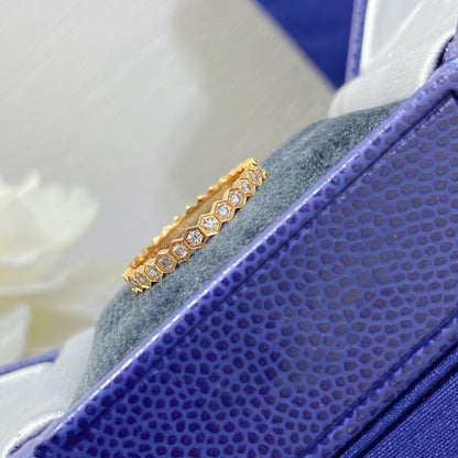 [⭐Seralia]BEE LOVE DIAMOND PAVED SMALL RING