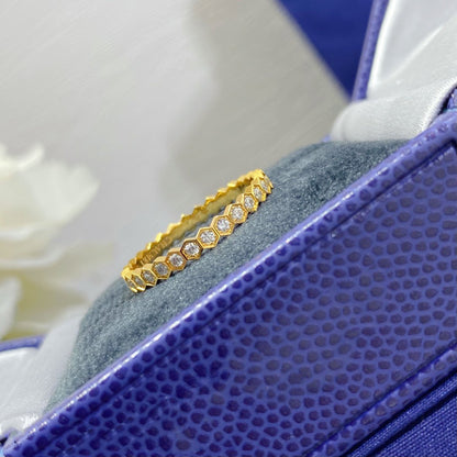 [⭐Seralia]BEE LOVE DIAMOND PAVED SMALL RING